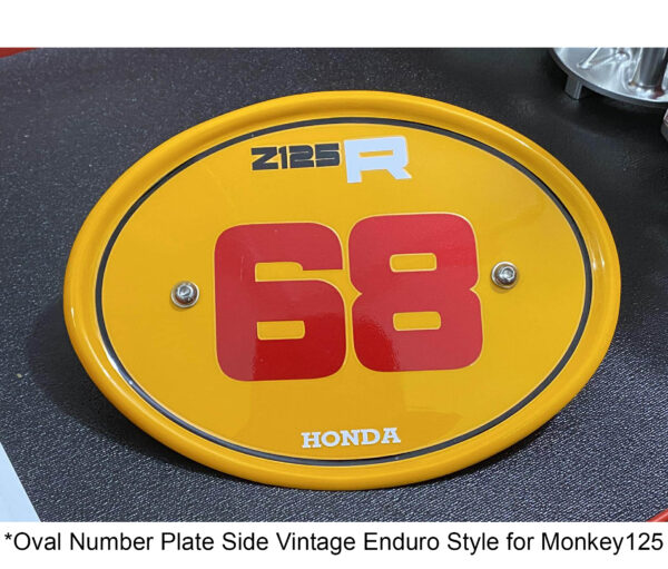 Oval Number Plate Side Vintage Enduro Style for Monkey125 - 462568475 1993441227840740 1943130094265603362 n 1