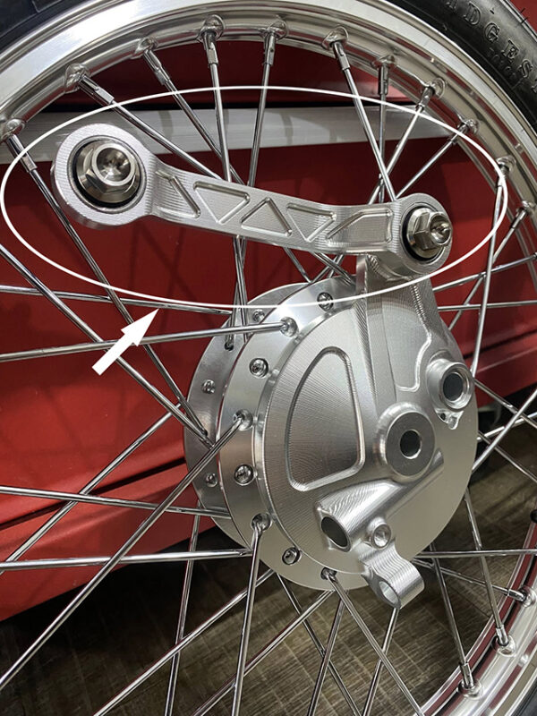 Link, Front brake torque CNC for Cub 50 Custom