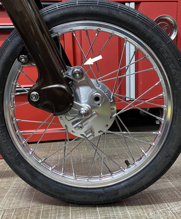 Link, Front brake torque CNC for Cub 50 Custom